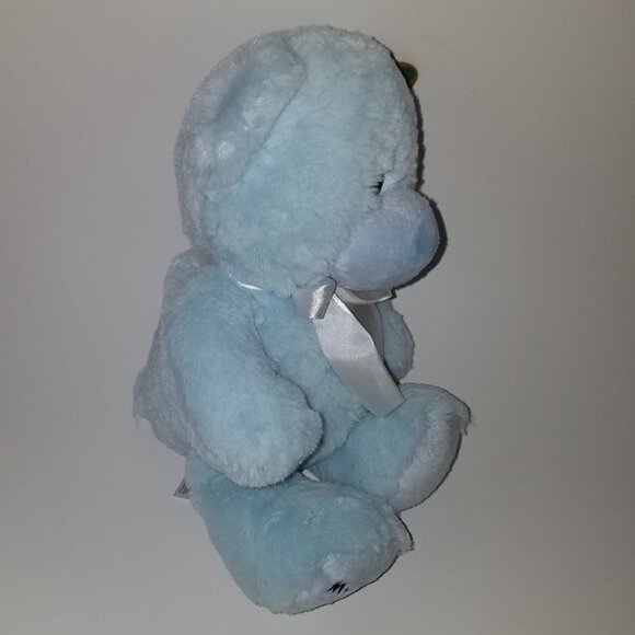 NEW My First Teddy Bear Plush 12" Lovey Toy Baby Boy Blossoms & Buds Evergreen - Picture 5 of 8